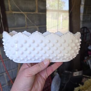 White Textured Ceramic Bowl